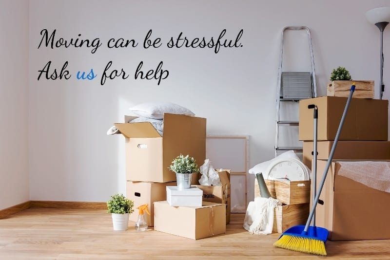 Moving can be stressful ask us for help